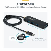 USB-HUB Startech H5C4A-USB-HUB-2 Zwart 4