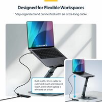 USB-HUB Startech H5C4A-USB-HUB-2 Zwart 6