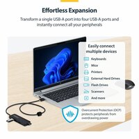 USB-HUB Startech H5A4A-USB-HUB-2 Zwart 4