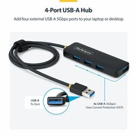 USB-HUB Startech H5A4A-USB-HUB-2 Zwart 5