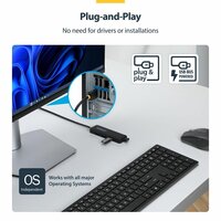 USB-HUB Startech H5A4A-USB-HUB-2 Zwart 6