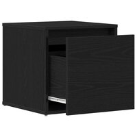 Ladekast met lade Zwart Eiken 40,5 x 40 x 40 cm Bewerkt hout 5