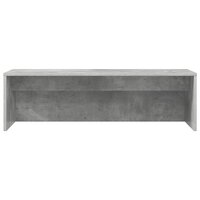 Aan de muur bevestigd bureau Beton Grijs 100 x 45 x 30 cm 5