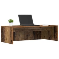 Aan de muur bevestigd bureau Oud Hout 100 x 45 x 30 cm 3