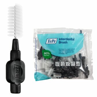 Interdentale borstels Tepe Original Zwart 1,5 mm 25 Stuks 1