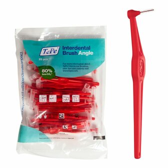 Interdentale borstels Tepe Angle Rood 0,5 mm 25 Stuks 1