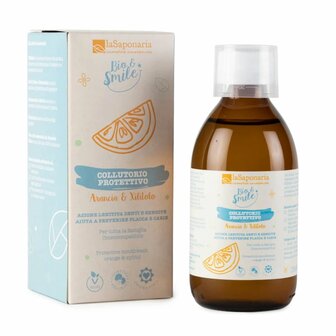 Mondwater La Saponaria 250 ml Oranje Xilitol 1