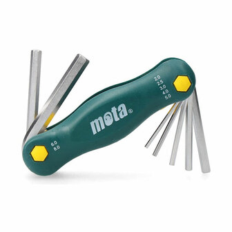 Inbussleutel Set Mota LQ71 Zakmes 2-2,5-3-4-5-6-8 mm 1