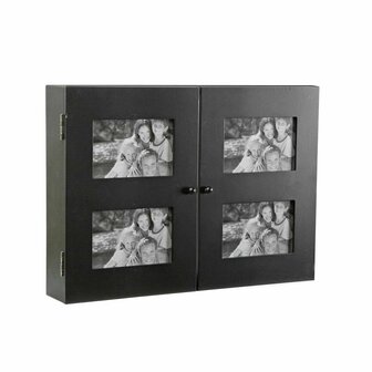 Sleutelkastje Versa   Zwart Hout (8,5 x 33 x 46 cm) 1