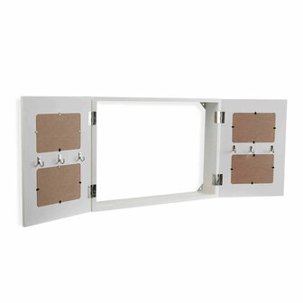 Sleutelkastje Versa Wte Wit Hout 8,5 x 33 x 46 cm 2
