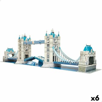 3D puzzel Colorbaby Tower Bridge 120 Onderdelen 77,5 x 23 x 18 cm (6 Stuks) 1