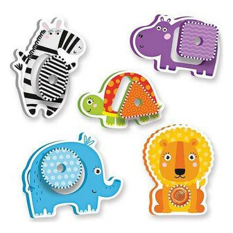 Kinderpuzzel Reig Zoo Shapes dieren Muzikaal Boerderij 2