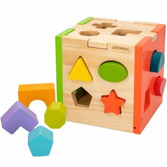 Houten Kinderpuzzel Woomax 15 x 15 x 15 cm (6 Stuks) 2