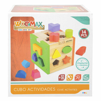 Houten Kinderpuzzel Woomax 15 x 15 x 15 cm (6 Stuks) 5