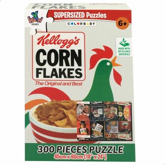 Puzzel Kellogg&amp;apos;s Corn Flakes 300 Onderdelen 45 x 60 cm (6 Stuks) 2
