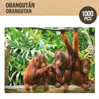 Puzzel Colorbaby Orangutan 6 Stuks 68 x 50 x 0,1 cm 3