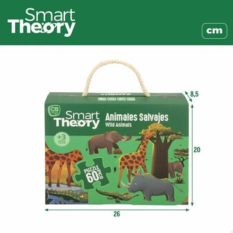 Kinderpuzzel Colorbaby Wild Animals 60 Onderdelen 60 x 44 cm (6 Stuks) 7
