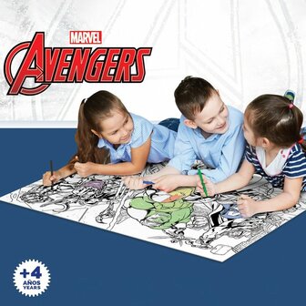 Kinderpuzzel The Avengers Dubbelzijdig 108 Onderdelen 70 x 1,5 x 50 cm (6 Stuks) 4