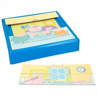 Kinderpuzzel Peppa Pig 25 Onderdelen 19 x 4 x 19 cm (6 Stuks) 2