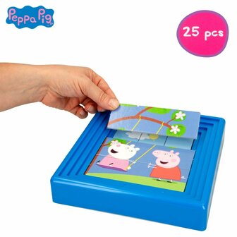 Kinderpuzzel Peppa Pig 25 Onderdelen 19 x 4 x 19 cm (6 Stuks) 3
