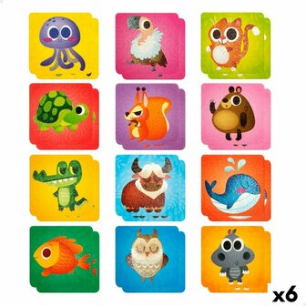 Memory Spel Lisciani Kinderpuzzel Tactiel 24 Onderdelen 1