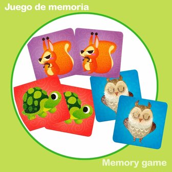 Memory Spel Lisciani Kinderpuzzel Tactiel 24 Onderdelen 2