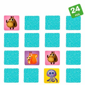 Memory Spel Lisciani Kinderpuzzel Tactiel 24 Onderdelen 3