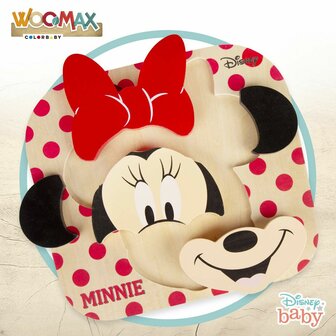 Houten Kinderpuzzel Minnie Disney 6 pcs (22 x 20 cm) 5