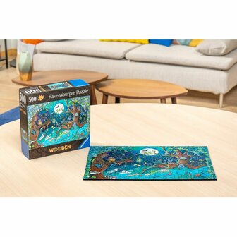 Puzzel Ravensburger 17516 Fantasy Forest Hout 500 Onderdelen 5