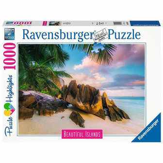 Puzzel Ravensburger 169078 Seychelles 1000 Onderdelen 1
