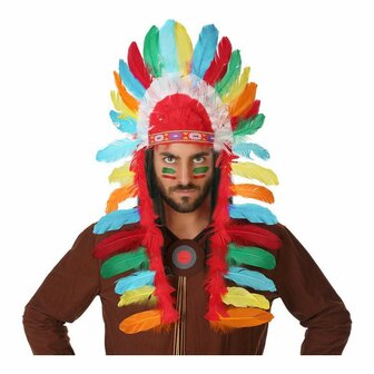 Wapen Multicolour Amerikaans-Indiaans Veren (29 x 90 cm) 1