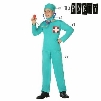 Kostuums voor Kinderen Th3 Party Blauw (4 Onderdelen) - Maat: 5-6 Jaar 2