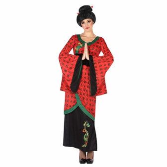 Kostuums voor Volwassenen Rood (1 pc) Chinese - Maat: XS/S 1