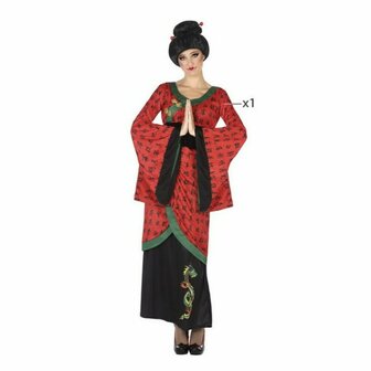 Kostuums voor Volwassenen Rood (1 pc) Chinese - Maat: XS/S 2