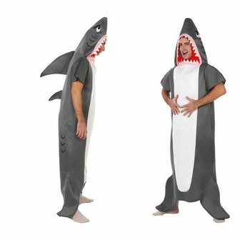 Kostuums voor Volwassenen Th3 Party Grijs dieren (1 Onderdelen) - Maat: M/L 1