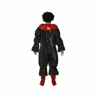 Kostuums voor Volwassenen Zwart Clown (1 Onderdelen) - Maat: XS/S 8