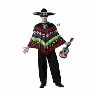 Kostuums voor Volwassenen Zwart Kostuums voor Volwassenen Mexico (1 Onderdelen) 1