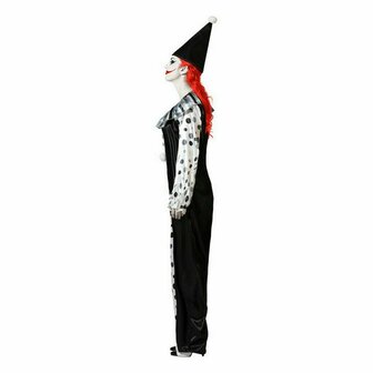 Kostuums voor Volwassenen Grijs Clown Unisex voor volwassenen - Maat: XS/S 4