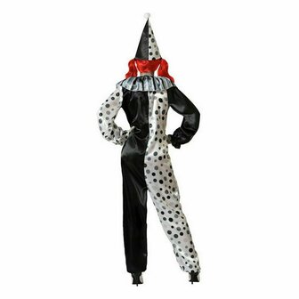 Kostuums voor Volwassenen Grijs Clown Unisex voor volwassenen - Maat: XS/S 7