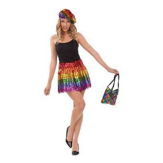 Kostuums voor Volwassenen My Other Me Rainbow  Rok 34-40 2