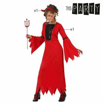 Kostuums voor Kinderen Th3 Party Rood Demon (2 Onderdelen) - Maat: 10-12 Jaar 2
