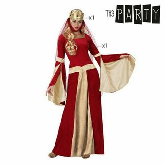 Kostuums voor Volwassenen Rood Middeleeuwse Dame - Maat: M/L 2
