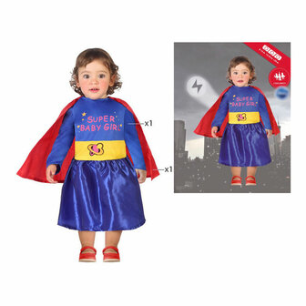 Kostuums voor Baby&amp;apos;s Multicolour Stripheld Superheld (2 Onderdelen) (2 pcs) - Maat: 6-12 Maanden 6