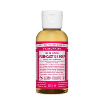 Vloeibare Zeep Dr Bronner&amp;apos;s 60 ml Rozen 1