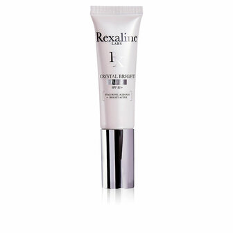 Vochtinbrengende Matte Vloeistof Rexaline Crystal Bright Spf 50 Hyaluronzuur 1