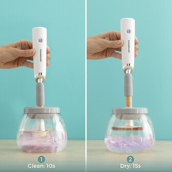 Automatische Make-up borstelreiniger en -droger Maklin InnovaGoods 4
