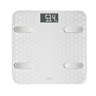 Digitale Personenweegschaal LAICA PS7011 Wit Glas 180 kg 2