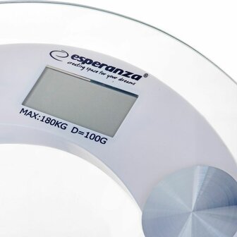 Digitale Personenweegschaal Esperanza EBS008W Wit Glas 2