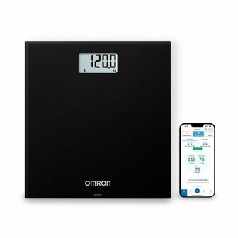 Digitale Personenweegschaal Omron HN-300T2-EBK Zwart 3