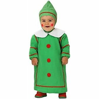 Kostuums voor Baby&amp;apos;s Th3 Party Groen Kerstmis - Maat: 12-24 Maanden 7